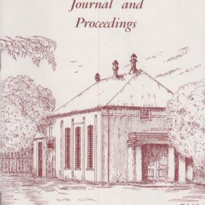 Early Days: Journal of the Royal Western Australian Historical Society Vol. VII Part I