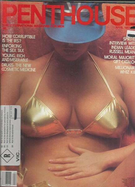 Porn Magazines April 1981 - PENTHOUSE Magazine 1981 8104 April - Elizabeth's Bookshop