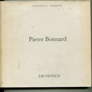 Pierre Bonnard: Drawings