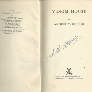 VENOM HOUSE (Upfield Signed First Edition)