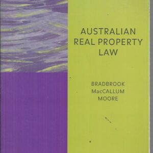 Australian Real Property Law (4th edition)